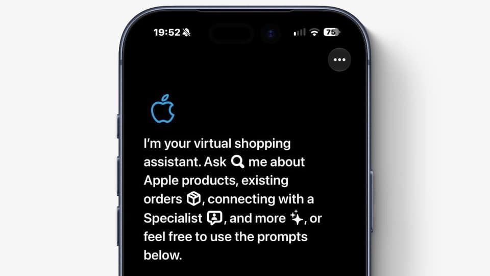 AI assistant is rolling out to the Apple Store app on iOS