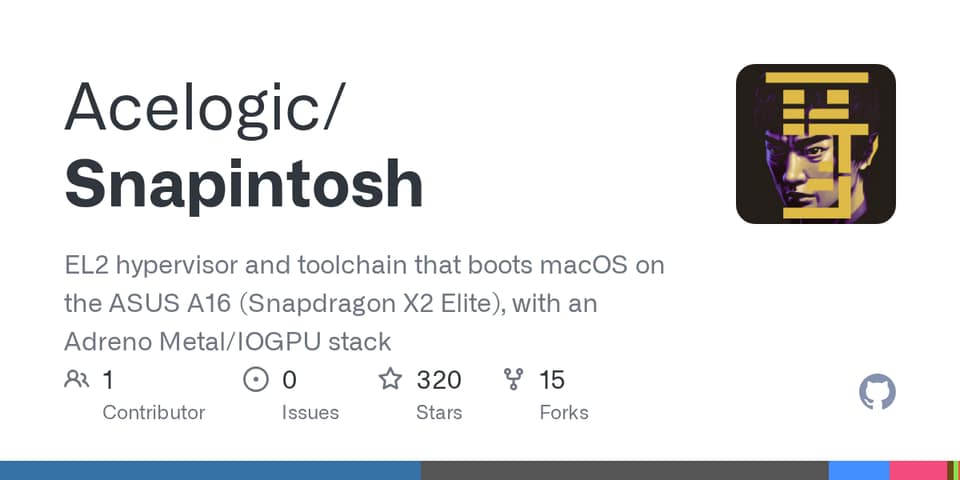 One particular Windows ARM laptop can be made into a Hackintosh