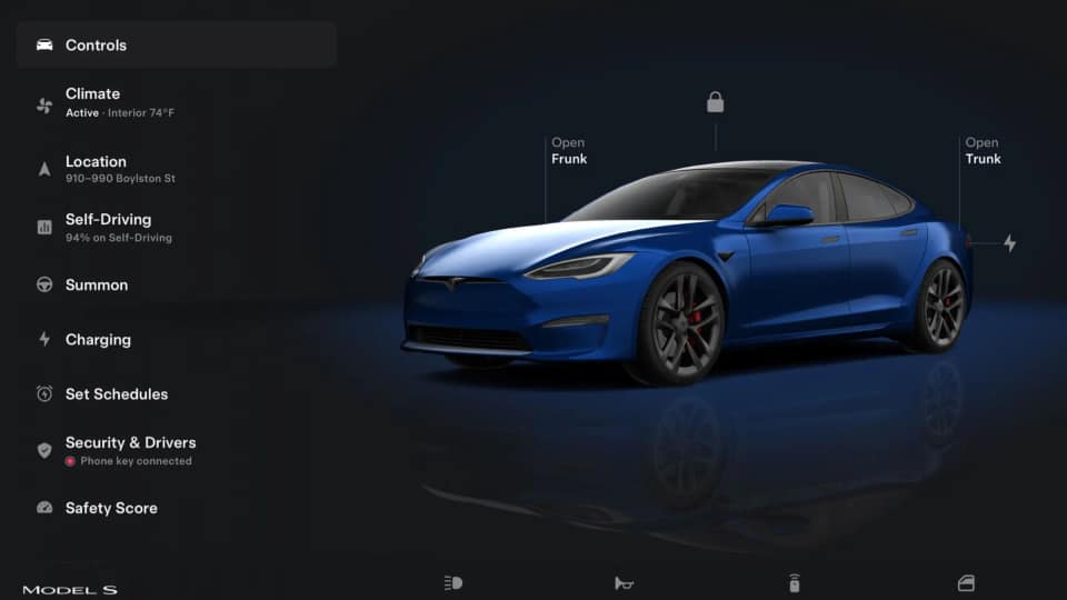 Tesla iPad app finally gets a layout built for big screens